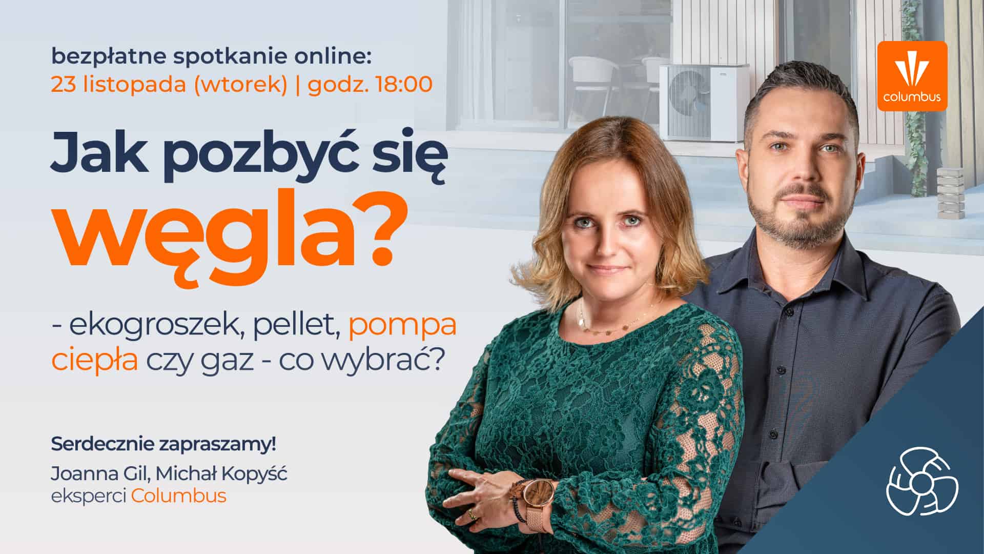 Webinar: Jak pozbyć się węgla? – ekogroszek, pellet, pompa ciepła czy gaz, co wybrać?